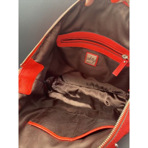 Rare - Milly Shoulder Leather Coral Red. - Picture 13 of 15